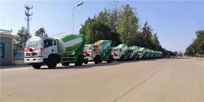 7m3 Dongfeng Concrete Mixer Truck New Diesel Engine Construction Machinery Drum