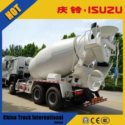 China Isuzu Chassis 10m3 Qingling 350HP Concrete Mixer