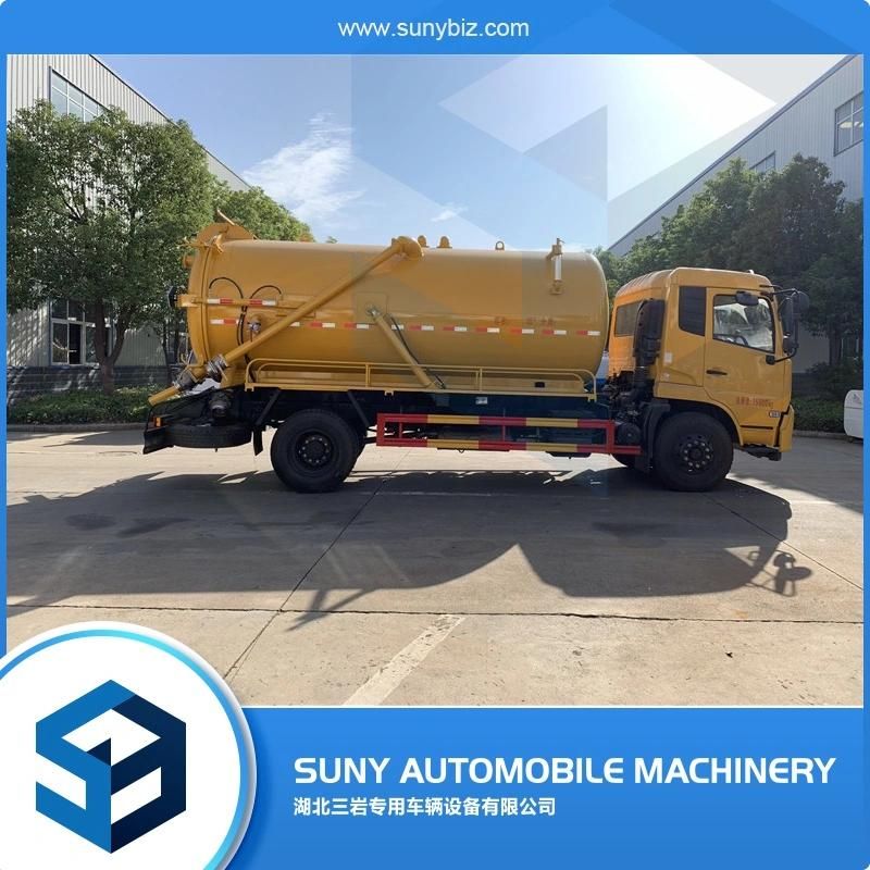 10000 Liters Sewage Truck/ Septic Tank Truck Using in Basement for Sale