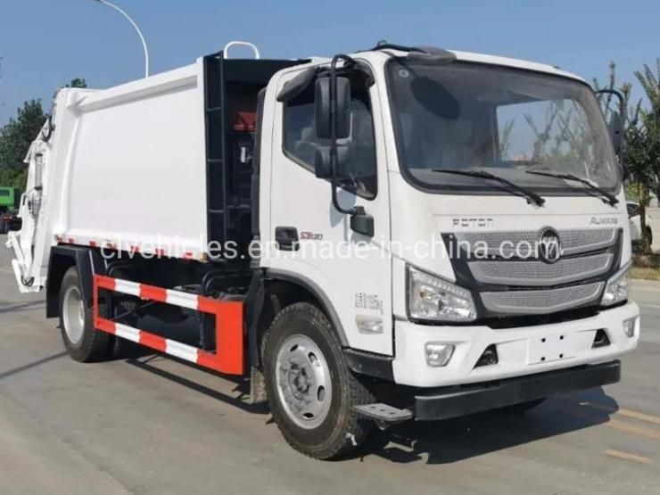Foton 4X2 8000L (6ton) Compression Rubbish Garbage Refuse Compactor Truck
