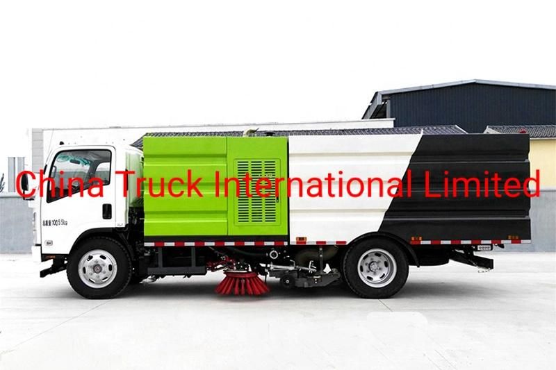 Isuzu Nqr 700p 4*2 190HP Street Sweeper Machine Truck