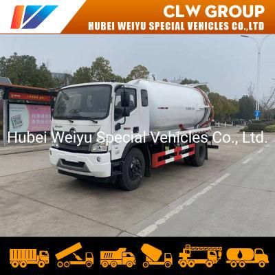 Weiyu Truck 10, 000 Liters -12, 000 Liters 190HP Factory Price Vacuum High Suction Sewage Recycling Truck
