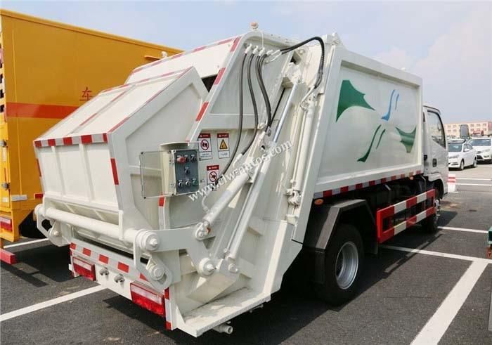 6cbm Compressed Garbage Truck Waste Compactor for City Waste Management