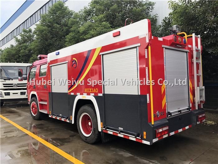 Dongfeng 4X2 4000liters Water Tank Fire Fighting Truck Vehicle Rescue Fire Engine Truck