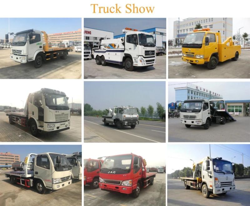 Dongfeng 4*2 Road Recovery Towing Vehicle 10tons 13tons Emergency Rescue Truck