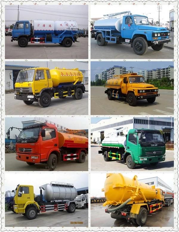 3cbm 5cbm 4X2 Dongfeng Vacuum Sewage Jetting Truck