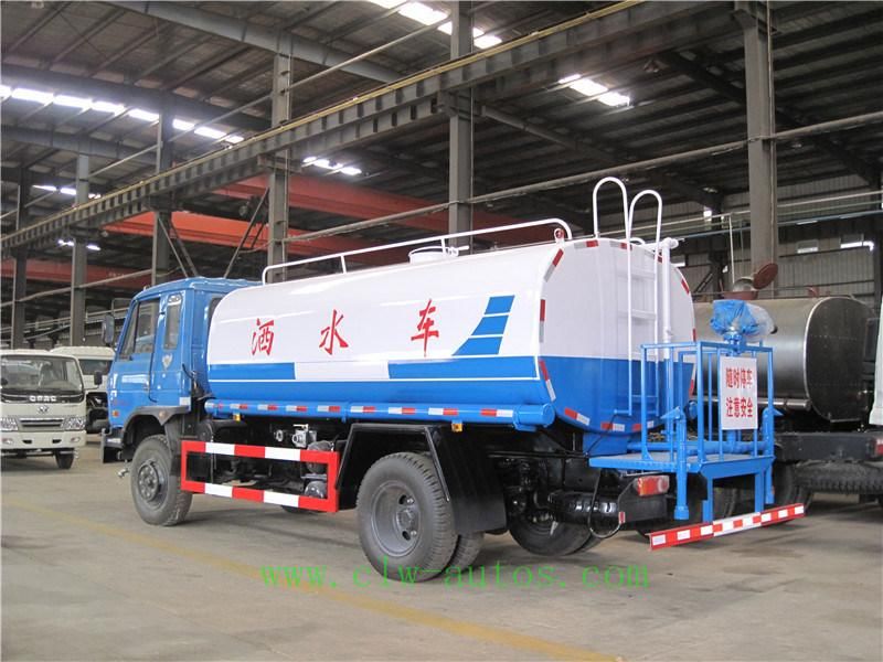 Factory Directly Supply Dongfeng 145 Model 10cbm Water Bowser Water Tank Truck Cheap Price Dongfeng Big Volume Water Tank Truck for Sale