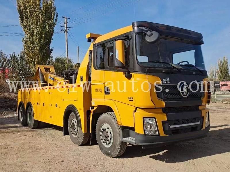 Shacman 8X4 Heavy Duty 30tons 40tons 50tons 60tons Wrecker Towing Truck with Wrecker Equipment Crane Towing Device