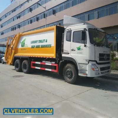 20cbm 6*4 Big Large Size Skip Loader Garbage Compactor Truck