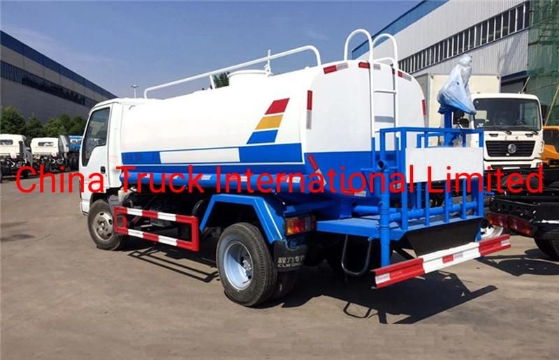 China Isuzu Npr 600p 4*2 120HP Water Tank Vehicle Truck