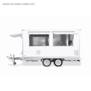 Mobile Drink Traveling Fast Double Axles Food Truck for Sale