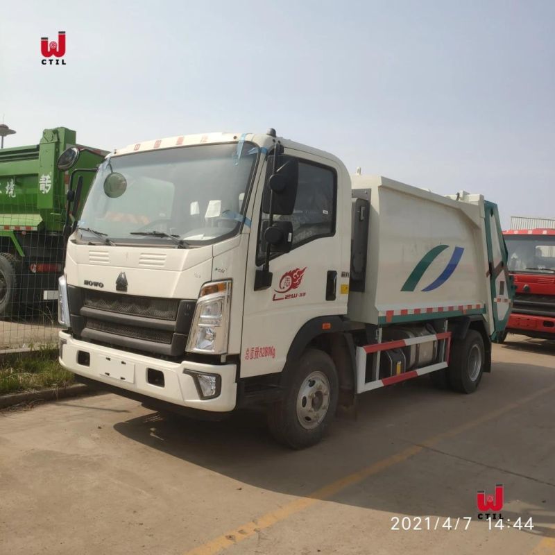 Light Duty Truck 4X2 Waste Compactor Garbage Truck