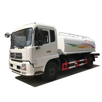 Cheap Stock 12000 Liters Water Sprinkler Truck 4X2 6 Wheels 260 HP High Horsepower Promotional Water Bowser