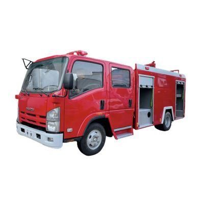 Exported to Chile Euro 4 Engine 4X2 1su-Zu Japan Chassis 4000liter Fire Truck 1200gallons Water Fire Fighting and Rescue Vehicle