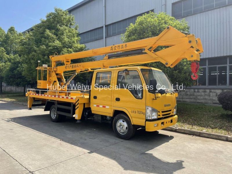 Chengli Brand Aerial Work Platform Truck 12m 14m 16m Hydraulic Telescopic Boom High Altitude Bucket Operation Truck