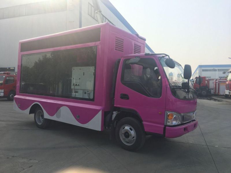 Factory Outlet Clw Brand JAC 4X2 P4 P5 P6 High Brightness Mobile LED Advertising Truck