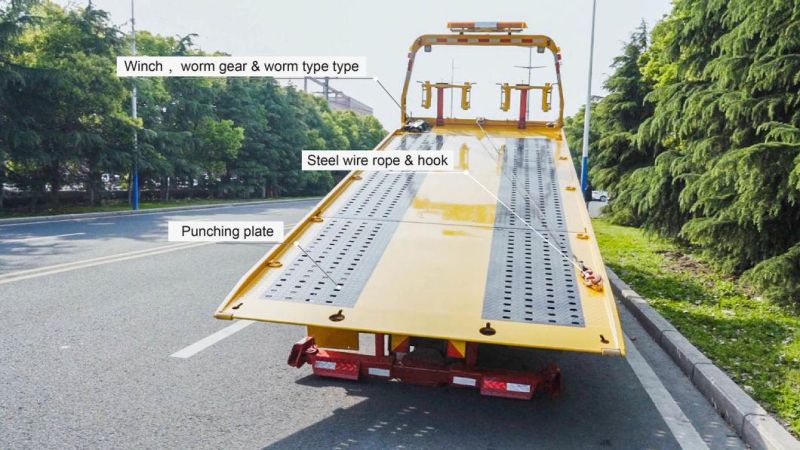 5ton Tilt Tray Recovery Vehicle (Euro 6 Rescue Flatbed Car Carrier Tow Truck)