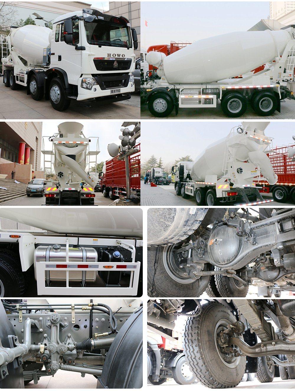 High Quality HOWO Cement Transport Concrete Mixer Truck for Sale