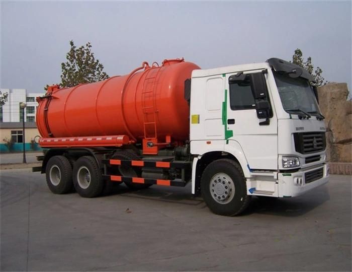 Factory Price Sinotruk HOWO 14000liters Vacuum Sewage Suction Tanker Truck for Sale