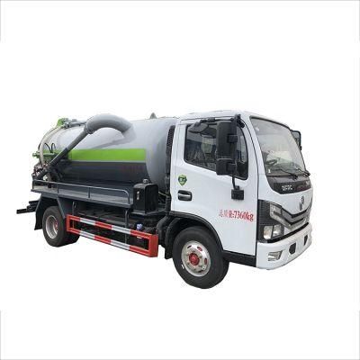 Dongfeng Diesel Engine 4.7 Cbm Small Vacuum Sewage Suction Truck