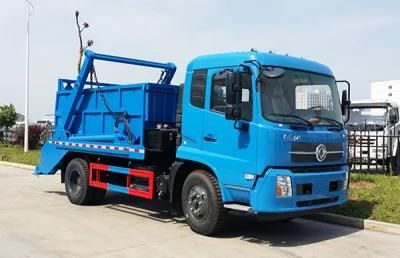 Dongfeng 4X2 5m3 Skip Backhoe Loader Refuse Collection Truck Swing Arm Garbage Container Sanitation Truck
