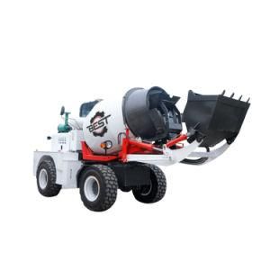 High Quality Cheap 2m3 Concrete Transit Mixer Truck with Self Propelled Concrete Mixing System