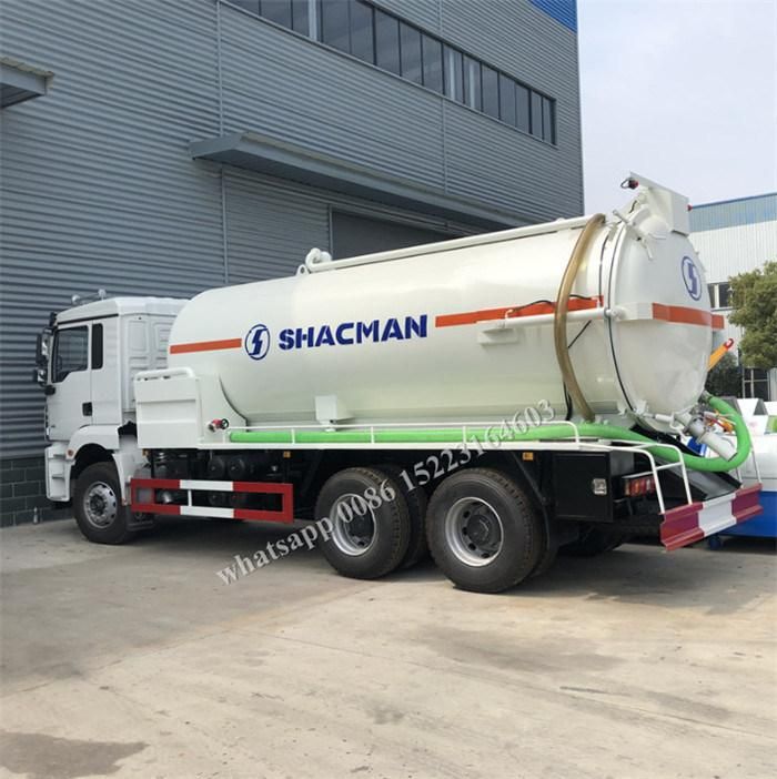 Shacman 16m3 18m3 Vacuum Tank 16000litres 18000litres Sewage Suction Cleaning Sewer Truck