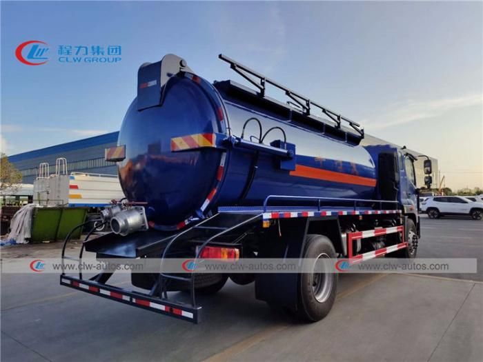 5cbm Foton Sewage Suction Truck 5tons Sewer Cleaning Truck