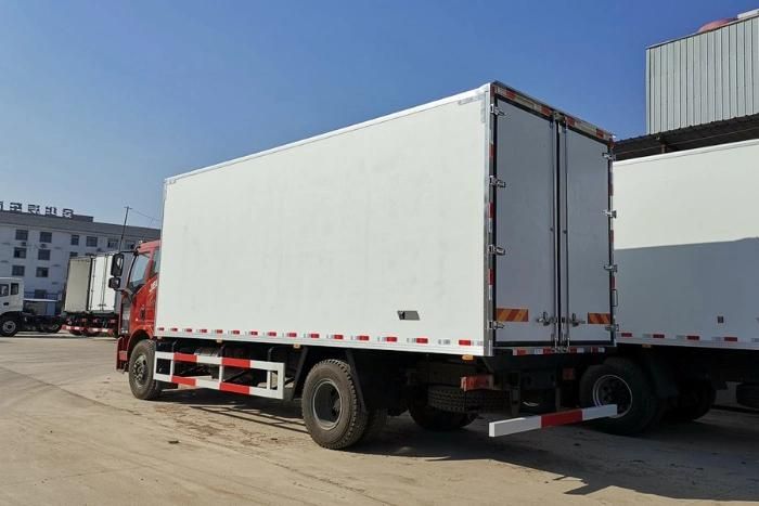 Hot Sale FAW 10t-15t 7.5meters Freezer Transport Refrigerated Trucks Refrigerator Van Truck