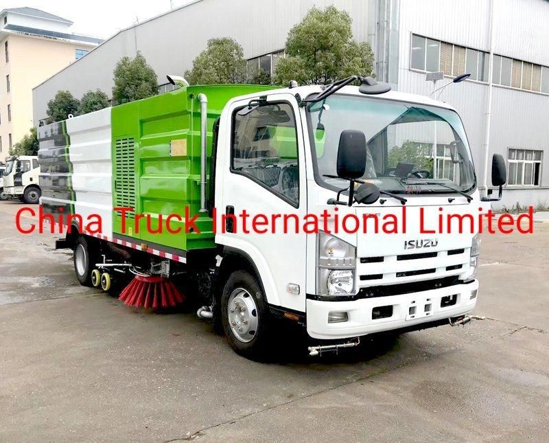 Isuzu Nqr 700p 4*2 190HP Road Sweeper Mini Vehicle