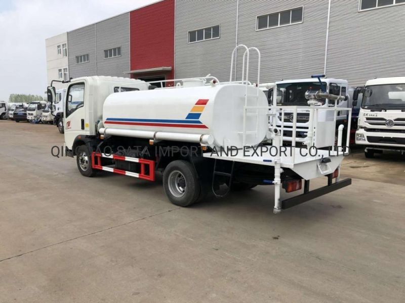 Light Duty HOWO 5000L 4X2 Water Tanker Truck