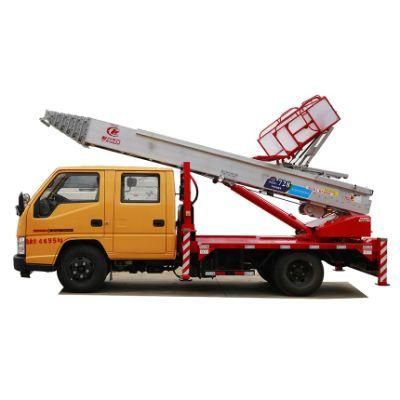 Jmc Professional Aerial Working Vehicle with 28 Meters Telescopic Boom High-Altitude Work Basket for Outdoor Work at Height