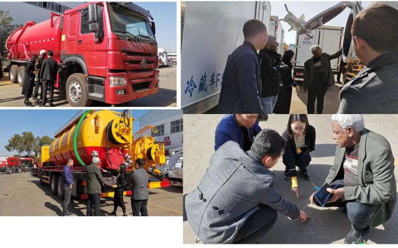 3000L-4000L Septic Tank Vacuum Sewage Suction Trucks