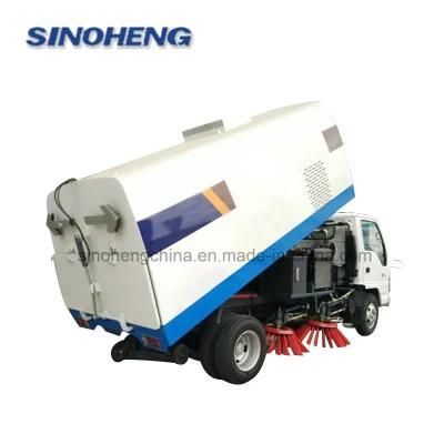 High Performance 4000L Vacuum Road Sweeper Truck Hot Sale for Street Cleaning