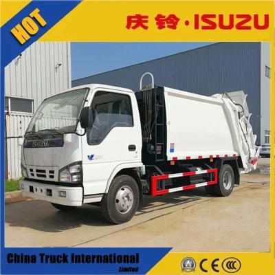 Isuzu Npr 600p 4*2 120HP Used Garbage Container Truck