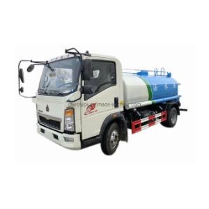 HOWO 4X2 Water Tank Truck 5cbm Water Sprinkler Spray Truck for Sale Philippines