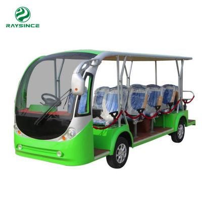 Chinese Manufacture Electric Pickup Passengers 14 Seater Sightseeing Car