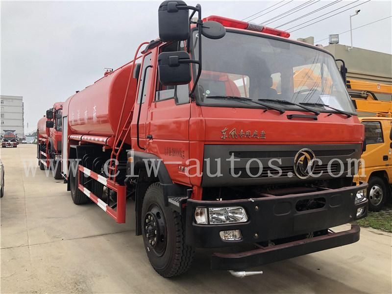 Dongfeng 145model 4X2 11000liters 11cbm Water Tanker Forest Protection Fire Engine Fire Fighting Truck