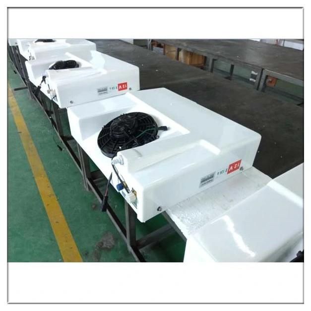 Chinese Top Brand Roof Mounted 12V Engine Power Frozen Meat Van Reefer