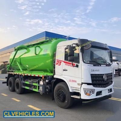DFAC 6X4 260HP 18000L Sewage Tank Truck 20000L Dongfeng Vacuum Truck