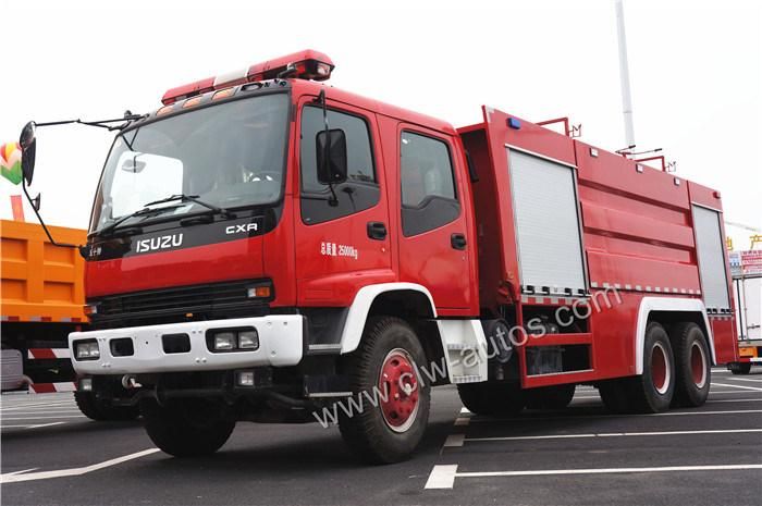 Isuzu 11000liters 10 Wheels Foam Fire Truck Fire Engine for Fire Emergency Rescue