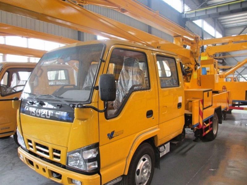 Isuzu 100p 16m 18m 20m Telescopic Arm High Aerial Altitude Working Truck