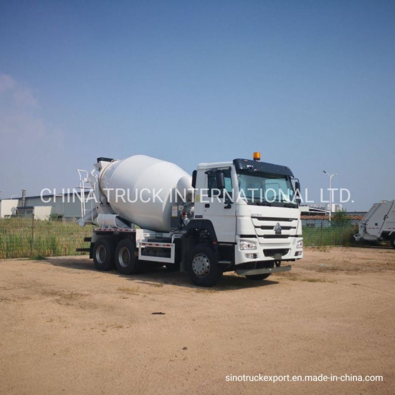 Air Suspended Seats 336HP HOWO 6X4 8 Cbm Concrete Mixer Truck