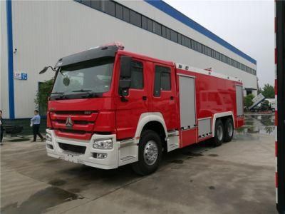 Sinotruk HOWO 5cbm 6cbm 8cbm Water Foam Fire Fighting Truck