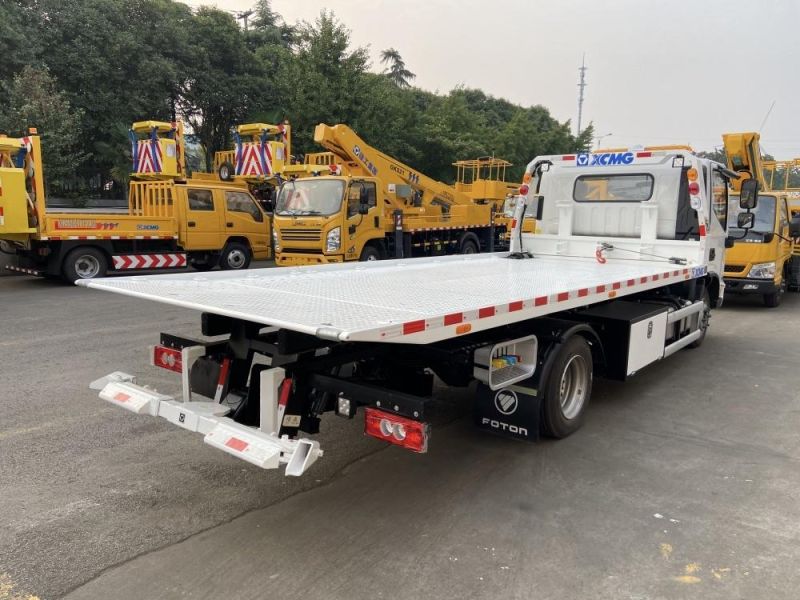 Foton Aumark Aoling 3ton 4tons Flatbed Rotator Tow Truck Wrecker 4ton Hydraulic Winch