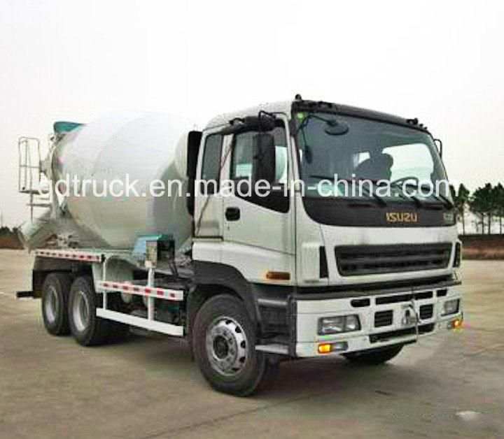 Stock ISUZU truck/ 8-10 m3 ISUZU concrete mixer truck