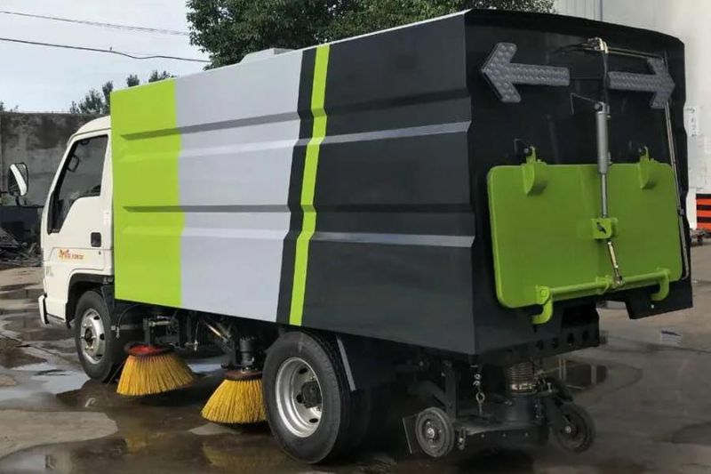 Mini Truck Mounted Vacuum Road Sweeper 2tons Forland Road Sweeping Truck