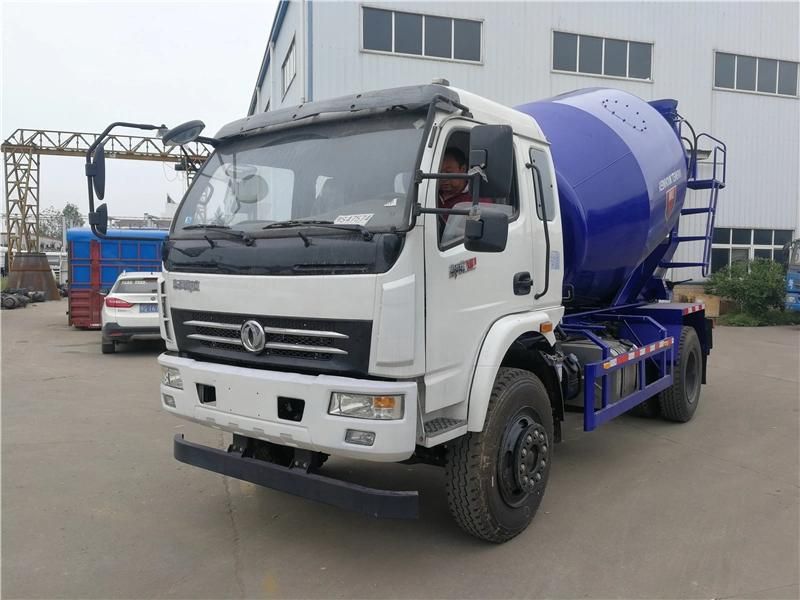 Good Price Dongfeng 4X2 Euro 4 Engine Concrete Mixer Truck 5m3 6m3