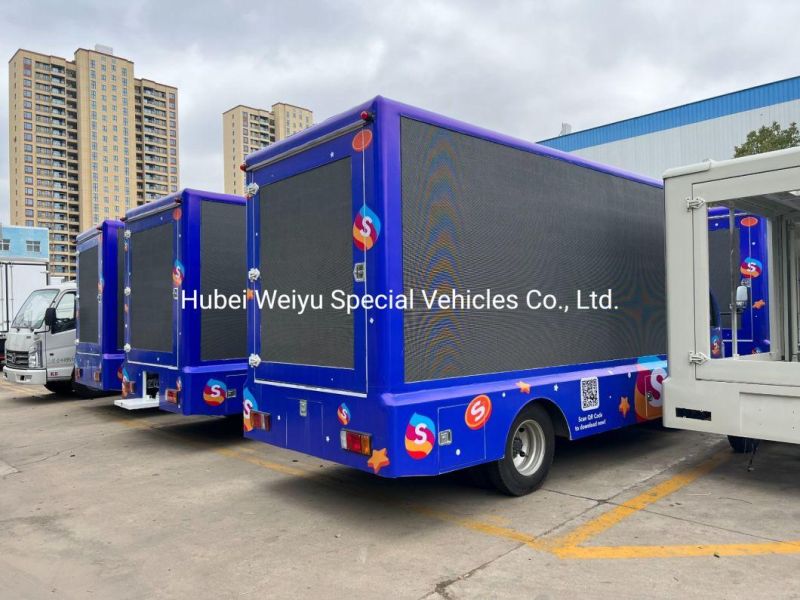 4X2 Optional Chassis Full Color LED Advertising Truck Mobile Truck Outdoor Indoor P6 P4 P5 LED Large Screen