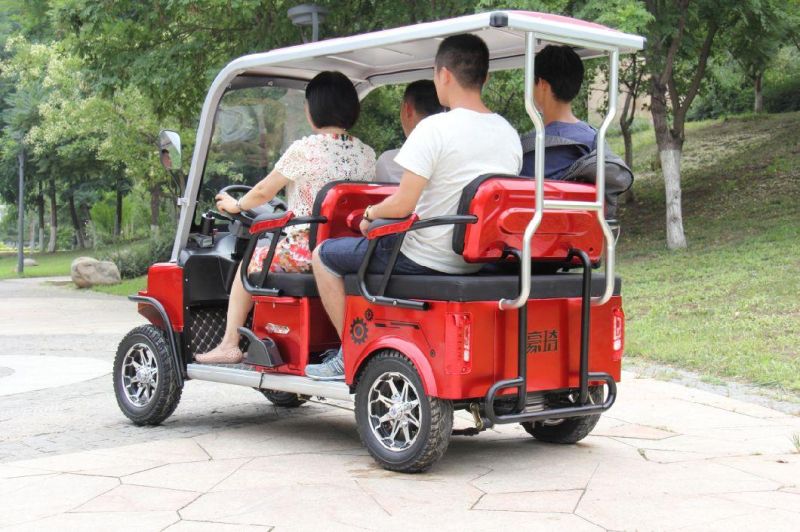 Factory Supply Dual Battery Electric Utility Car Electric Golf Carts Sightseeing Car